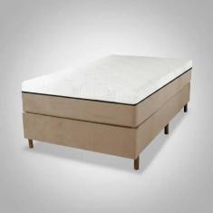 Colchão Gold Magnético de Molas com Massageador e Base Box - Eco New, 