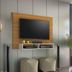 Painel para TV até 49 Polegadas com Nicho Eros Notável Móveis, Freijó 