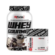 Kit Whey Protein Gourmet Pote 907g + Creatina Extreme Pump Elite Serie