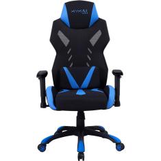 Cadeira Gamer MX13 Giratoria Preto/Azul mymax
