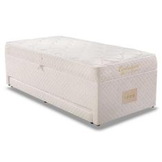 Cama Baú C-auxiliar Conjugado Solteiro: Colchão Molas Bonnel Mh1443 White (88x188x52) Herval