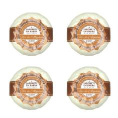 Sabonetes Em Barra Flor De Algodão 4 Unidades - Avatim