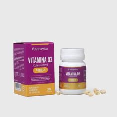 Vitamina D em cápsulas Sanavita 2000 UI forma colecalciferol, Vitamina