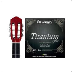 ENCORDOAMENTO GIANNINI VIOLAO TITANIUM GENWXTA