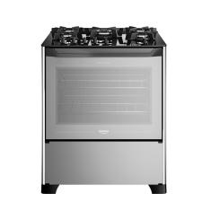 Fogão 5 Bocas Dako Magister Style Mesa de Vidro Bivolt