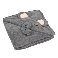 Toalha de Banho de bebê Com Capuz, Rosto de Animal, Toalha Com Capuz, lã Macia, Absorção de água, Toalha de bebê, Coisas de bebê, Presentes de Banho, 80x80cm para Menino e Menina