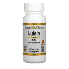 Luteína Com Zeaxantina 20Mg 60 Cápsulas California Gold Nutrition