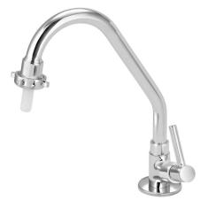 Torneira Bica Movel Mesa Tanque Metal Com Bico 1/4 V - Modelar