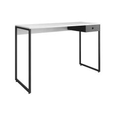Escrivaninha Estilo Industrial Com 1 Gaveta Tokyo - Fit Mobel Cor Branco