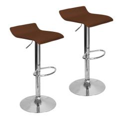 Kit 2 Banquetas Toquio Wave Enzo Belo Horizonte Recouro Giratória C/ R