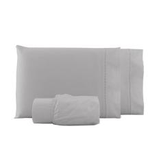 Jogo de Lençol King Size em Percal 400 Fios Sorrento Algodão - 03 Peça