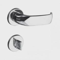 Fechadura Contemporânea Cromado Premium Banheiro