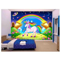 Papel De Parede Infantil Unicórinio Espaço s180 - Você Decora