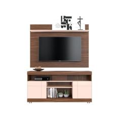 Rack com Painel para TV até 47 Polegadas 2 Portas Yara Maia Colibri, N
