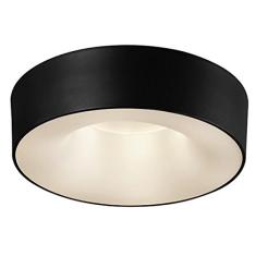 PLAFON SUSHI ALUM PRETO 530MM 6E27 FORMA DA LUZ