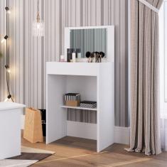 Penteadeira com Espelho Embutido Mimo Art in Móveis Branco