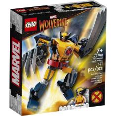 Lego marvel armadura robo do wolverine 141 peças - 76202