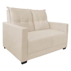 Sofa 2 Lugares Pequeno Confortavel 1,40m Berlim Bellamado Bege