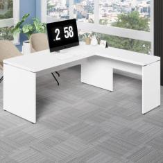 Mesa de Escritório Escrivaninha L 1,70m Pé Painel F5 Office - F5 Offic