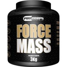 Suplemento Para Ganho De Peso - Force Mass 3kg Pro Corps-Unissex