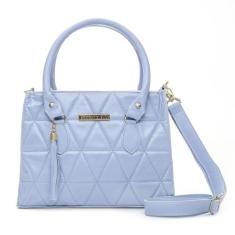 Bolsa Feminina Transversal Média Estilo Madrid Bordada Moda Luxo Traba