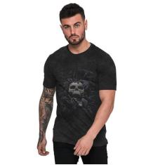 Camiseta Cemitério Zumbis com Caveira - Di Nuevo, Grafitte, GG