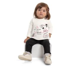 Blusa Manga Longa Infantil Menina Quimby-Feminino