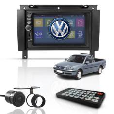 Kit Central Multimídia Mp5 2 Din Bt Espelha Dvd Saveiro G3 - First Opt