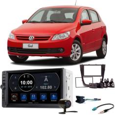 Kit Central Multimídia Gol G5 sem vidro elétrico Evolve TV MP5 TV Digi