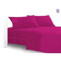 Jogo De Lençol Queen 3 Peças Microfibra Premium Varias Cores - Elohim_