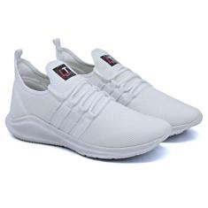 Tênis Branco Masculino Esportivo Corrida Academia Caminhada Ultra Leve