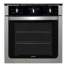 Forno De Embutir Elétrico 84l Com Grill Prata Consul 220v, Prateado, 2