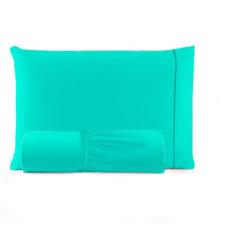 Kit Jogo Lençol Solteiro 2 Peças Percal 180 Fios Algodão Ponto Palito 