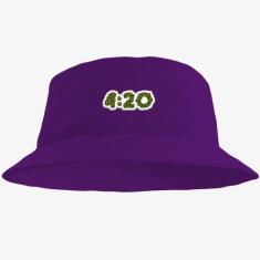 Boné Chapéu Bucket Hat Estampado - MP Moda Masculina, Único, Roxo
