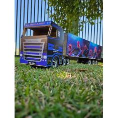 Miniatura carreta baú Madeira (MDF) Atenção! Comprar só 1 por compra -