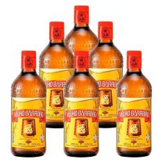 Cachaça Adoçada Velho Barreiro 600ml 6 Unidades