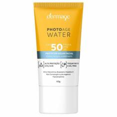 Protetor Solar Facial Dermage  Photoage Water FPS50, 40g