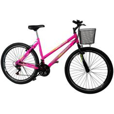 Bicicleta  Aro 26 Colli Allegra City Cazelle  - Freio V-Brake Aço Carb