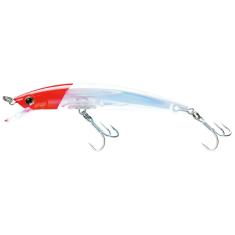 Yo-Zuri Isca flutuante Crystal 3D Minnow, cabeça vermelha, 8 cm