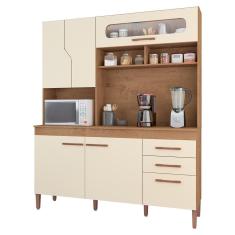 Armario Cozinha Monaco New com 5 Portas e 3 Gavetas