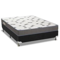 Cama Box Viúva: Colchão Espuma D33 Ortobom Light + Base CRC Courano Bl