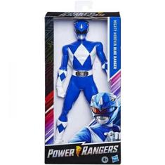 Boneco Power Rangers - Mighty Morphin Ranger Azul HASBRO, Branco e Azu