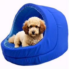 Cama Pet Iglu Raça Médio para Cachorro e Gato com Almofada - Supri Pet