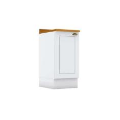 Balcão de Cozinha Modulado c/ Tampo Americana c/ 1 Porta 40cm Branco -