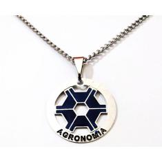 Colar Cordão Profissão Agronomia Agrônomo Aço Inox