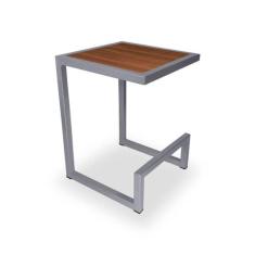 Banqueta Banco Baixo Rochester Cozinha Área Gourmet Prata e Villandry 