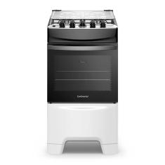 Fogão 4 Bocas Continental Branco Automático com TOPLimpaFácil (FC4IB) Premium Bivolt