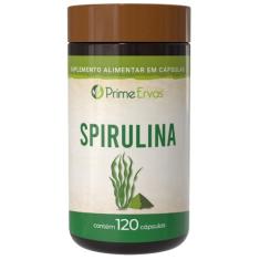 Spirulina 120 Cápsulas De 500mg Prime Ervas