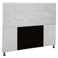 Cabeceira Cama Box Casal 140Cm D10 Safira Corano Branco - Mpozenato