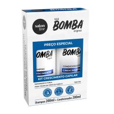 Kit Shampoo + Condicionador SOS Bomba 200ml - Salon Line 
